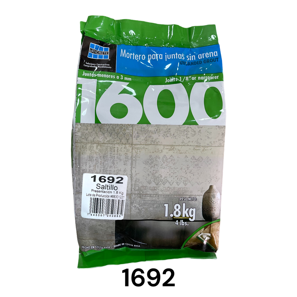 Lechada LATICRETE 1.8Kg Saltillo