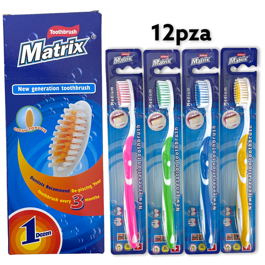 Cepillo Dental Clean Tongue 12pza MATRIX