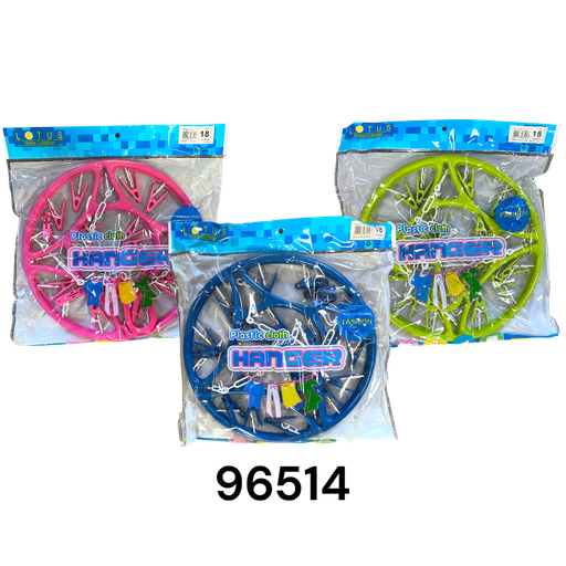 [96514] Horquillero Plastico 18pza LOTUS