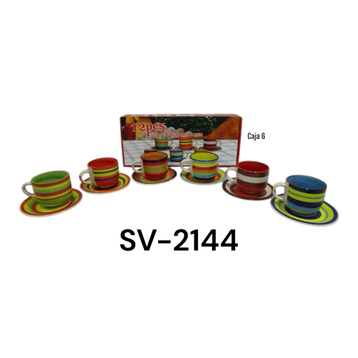 [SV-2144] Set de Tazas y Platos SAV