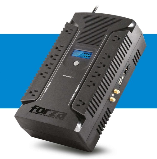 [395849] UPS de Respaldo 1000VA 500W FORZA HT-1000LCO