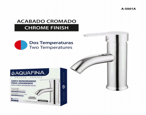 [A-5001A] Grifo Monomando para Lavamanos AQUAFINA
