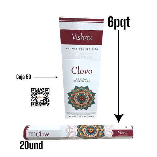 Incienso Clovo VISHNU SAV