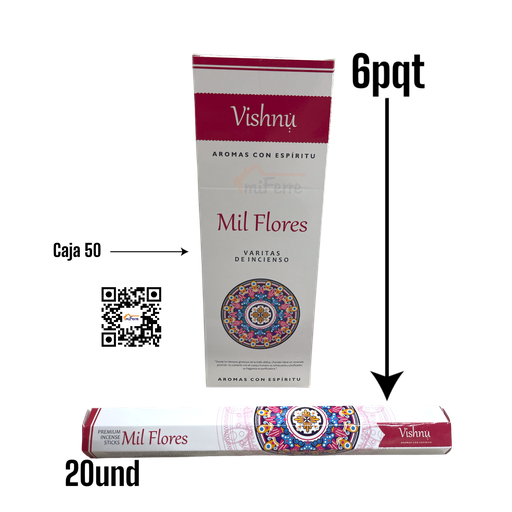 Incienso Mil Flores VISHNU SAV