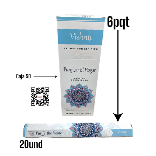 Incienso Purificar El Hogar VISHNU SAV