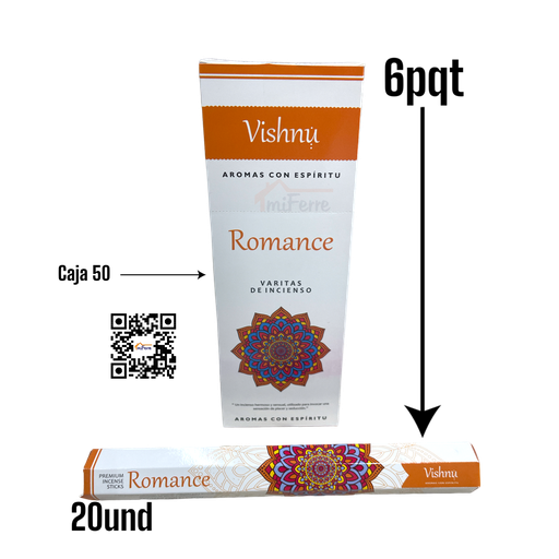 Incienso Romance VISHNU SAV