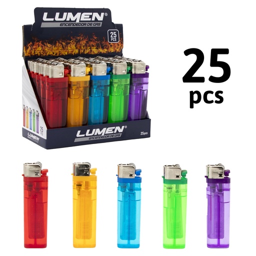 [MSDH-11-25] Encendedor 25pza LUMEN LIGHT