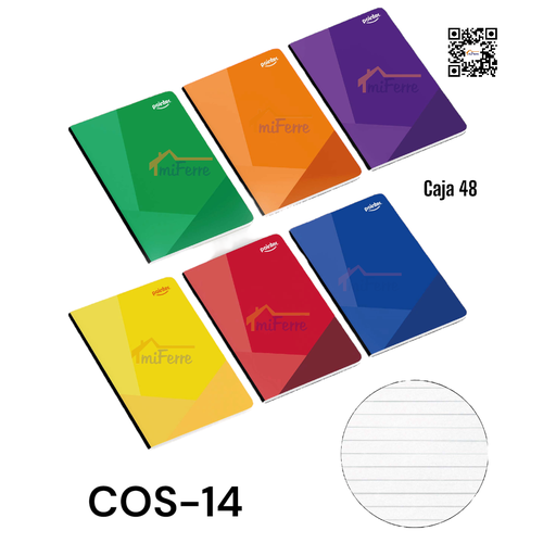 [COS-14] Cuaderno Cosido Raya Ancha 200pag POINTER