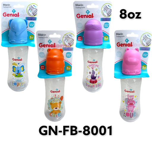 [GN-FB-8001] Biberon 8oz GENIAL