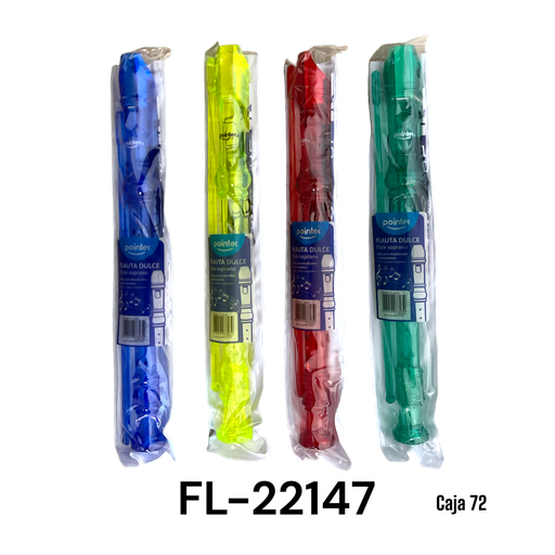 [FL-22147] Flauta Dulce Musical de Colores POINTER