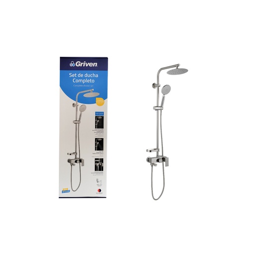 [A367-SH-8T-S1] Set de Ducha Completo GRIVEN