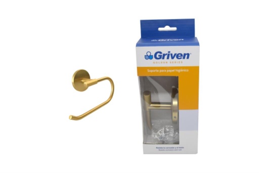 [GV-GH60200-TPH] Soporte para Papel Higienico GRIVEN Golden Series