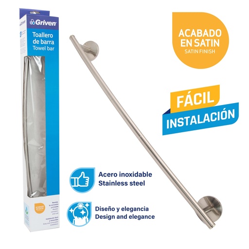 [GV-SF60200-TB] Toallero de Barra GRIVEN