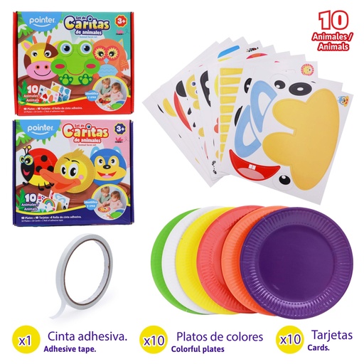 [ANC-24131] Set de Caritas de Animales POINTER