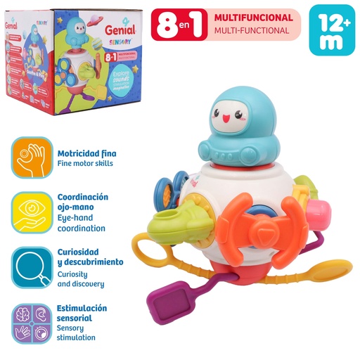 [GN-LL01] Juguete Multifuncional 8en1 GENIAL Sensory