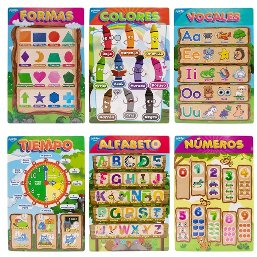 [EDC-23215] Laminas Educativas 6pza POINTER