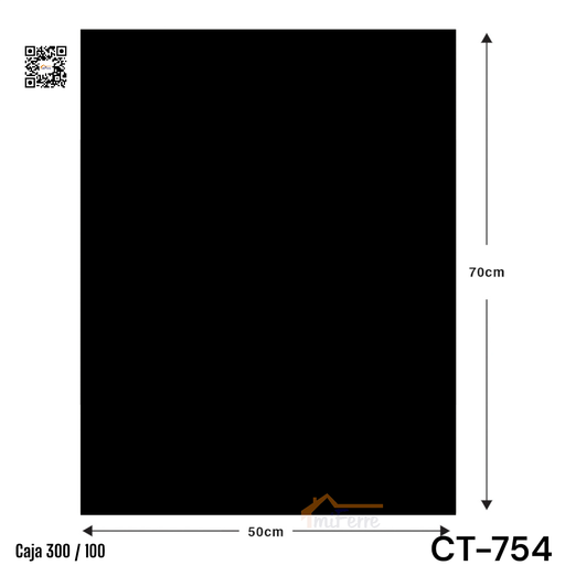 [CT-754] Cartulina 50 X 70cm 100pza POINTER Negra