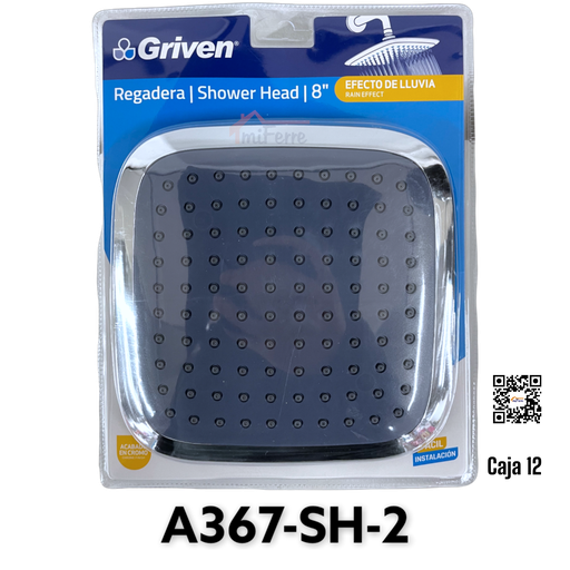 [A367-SH-2] Regadera 8" GRIVEN