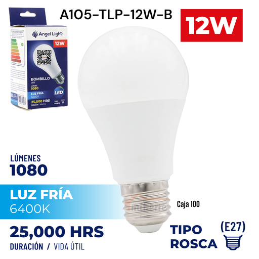 [A105-TLP-12W-B] Bombillo Led 12W 6400K ANGEL LIGHT