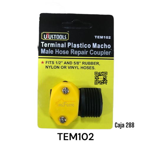 [TEM102] Terminal Plastico Macho 1/2 - 5/8" UYUSTOOLS