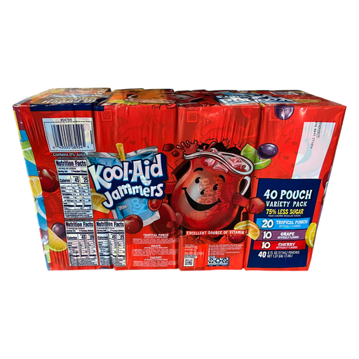 Kool Aid Jammers 177ml 40 Variety Pack