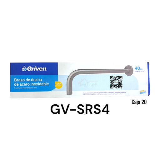 [GV-SRS4] Brazo para Ducha Redonda GRIVEN