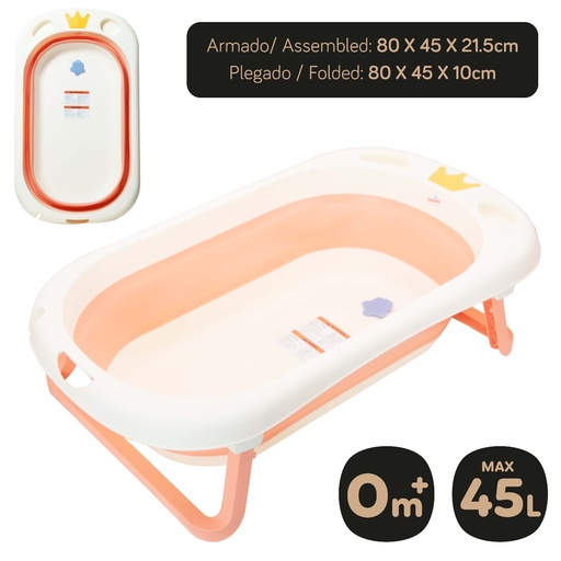 [GN-HA-B05-RO] Bañera Plegable 45L GENIAL