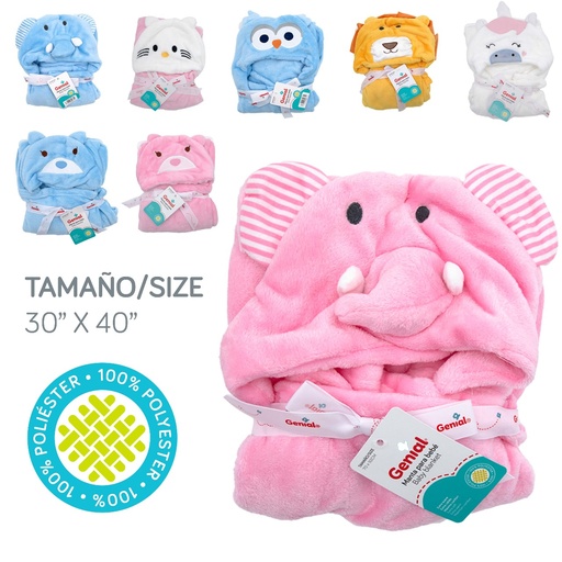[GN-BBKT11] Manta para Bebe 36 X 28" GENIAL