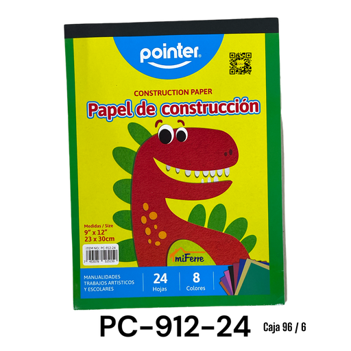 [PC-912-24] Papel de Construccion 24hojas POINTER