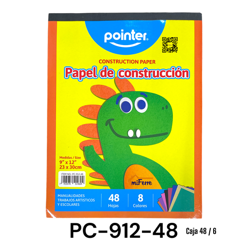 [PC-912-48] Papel de Construccion 48hojas POINTER