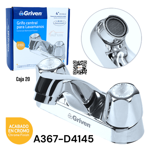 [A367-D4145] Grifo Central para Lavamanos GRIVEN