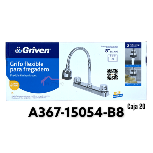 [A367-15054-B8] Grifo Flexible para Fregadero GRIVEN Basic