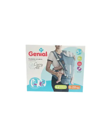 [GN-BWS-A6624] Cargador Portabebes Multifuncional 5en1 GENIAL
