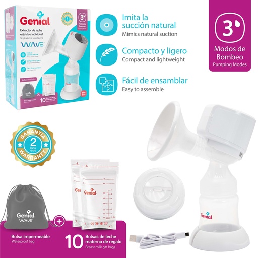 [GN-YD-1185BM] Extractor de Leche Electrico Individual GENIAL