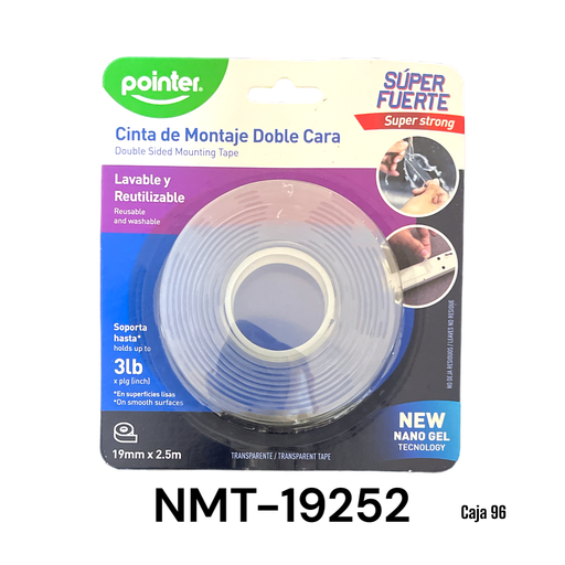 [NMT-19252] Cinta De Montaje Doble Cara POINTER
